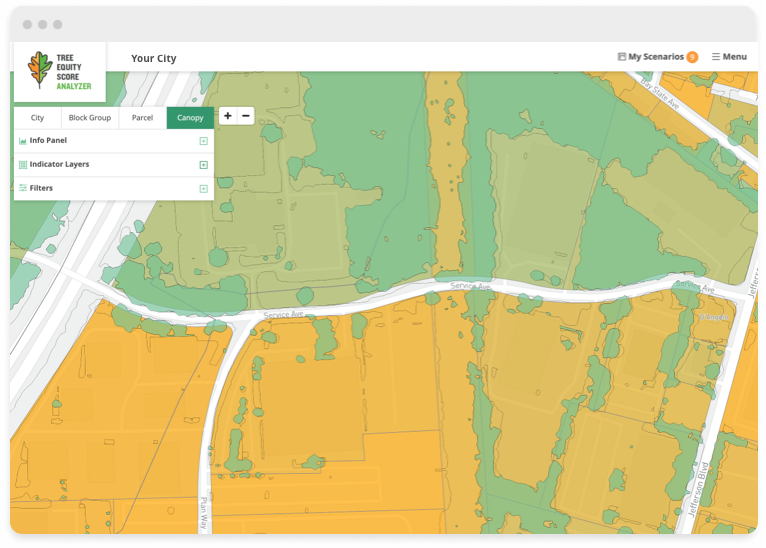 Rhode Island Tree Equity Score analyzer